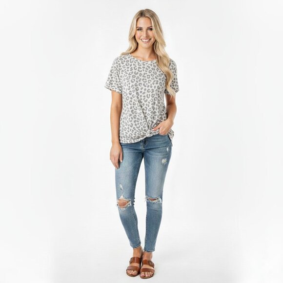 Lucky Brand leopard print top size medium - Picture 1 of 5